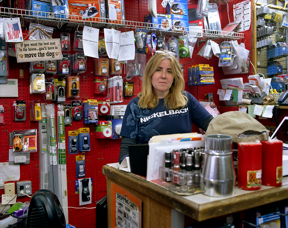 Susannah Ray<br /> <em>Liz Hannah, Brown’s Hardware, Rockaway Park, NY, February</em>, 2013<br /> Digital C-Prints<br /> 24 x 30" &nbsp; &nbsp;Edition of 10<br /> 40 x 50" &nbsp; &nbsp;Edition of 5