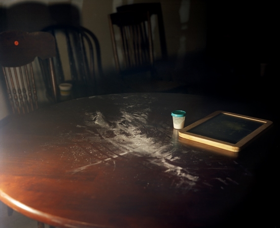 Corinne May Botz<br /> <em>Séance Table</em>, 2010<br /> All images archival pigment ink prints<br /> 11 x 14" &nbsp; &nbsp;Edition of 6 (plus 2 APs)<br /> 30 x 40" &nbsp; &nbsp;Edition of 6 (plus 2 APs)<br /> <br /> 