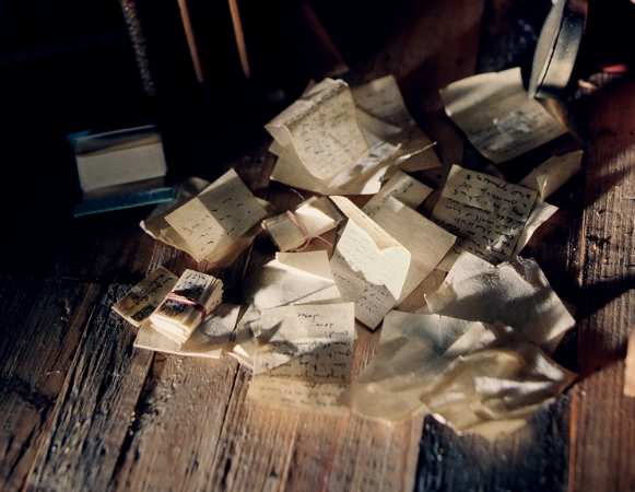 Corinne Botz<br /> <em>Attic (Letters), 1999 - 2004</em><br /> Chromogenic print<br /> 11" x 14" &nbsp; &nbsp;Edition of 6 (plus 2 APs)