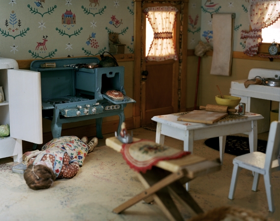 Corinne Botz<br /> <em>"Kitchen" (Room From Afar), 1999 - 2004</em><br /> Chromogenic print<br /> 11x14” &nbsp; &nbsp;Edition of 2<br /> 30x40” &nbsp; &nbsp;Edition of 4 (plus 2 APs)