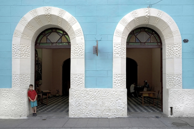 Jeffrey Milstein<br /> <em>Chess Parlor Exterior, Camagüey, Cuba, </em>2004<br /> Archival pigment prints<br /> 16 x 24" &nbsp; &nbsp;Edition of 15<br /> 22 x 33" &nbsp; &nbsp;Edition of 5