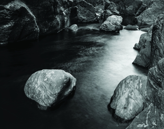 Floating Rock, Inn Unique, Crawford Notch, NH, 1970