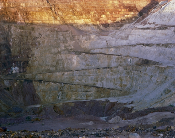 Laura McPhee<br /> <em>Former Copper and Turquoise Mine, Lavender Pit, Bisbee, Arizona, </em>2012<br /> Archival Pigment Ink Prints<br /> 30 x 40" &nbsp; &nbsp;Edition of 5<br /> 40 x 50" &nbsp; &nbsp;Edition of 5<br /> 50 x 60" &nbsp; &nbsp;Edition of 5<br /> 60 x 75" &nbsp; &nbsp;Edition of 5