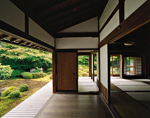 Jacqueline Hassink<br /> <em>Genko-an 4, North West Kyoto, June 9, 2009</em><br /> Chromogenic prints<br />41 x 51", 50 x 63", and&nbsp;63 x 79"&nbsp; &nbsp;Shared edition of 7<br />