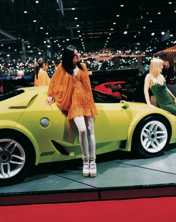 Jacqueline Hassink<br /> <em>Lancia girl 2, Geneva International Geneva Motor Show Geneva, Switzerland (March 1, 2005)</em><br /> Chromogenic prints<br /> 37.5 x 31" &nbsp; &nbsp;Edition of 7<br /> 60 x 49" &nbsp; &nbsp;Edition of 7