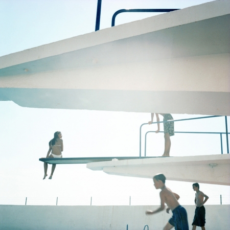 Karine Laval<br /> <em>Swimming Pool #99, Cascais, Portugal</em>, 2002<br /> Chromogenic print&nbsp;<br /> 20 x 20" &nbsp; &nbsp;Edition of 15<br /> 30 x 30" &nbsp; &nbsp;Edition of 9