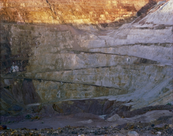Laura McPhee<br /> <em>Former Copper and Turquoise Mine, Lavender Pit, Bisbee, Arizona, </em>2012<br /> Archival Pigment Ink Prints<br /> 30 x 40" &nbsp; &nbsp;Edition of 5<br /> 40 x 50" &nbsp; &nbsp;Edition of 5<br /> 50 x 60" &nbsp; &nbsp;Edition of 5<br /> 60 x 75" &nbsp; &nbsp;Edition of 5