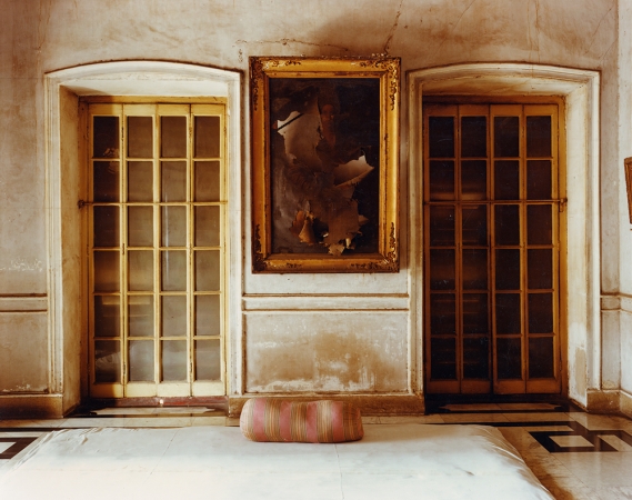 Laura McPhee<br /> <em>Men's Drawing Room, Roy House, North Calcutta, India, 1998</em><br /> Archival Pigment Ink Prints<br /> 30 x 40" &nbsp; &nbsp;Edition of 5<br /> 40 x 50" &nbsp; &nbsp;Edition of 5<br /> 50 x 60" &nbsp; &nbsp;Edition of 5