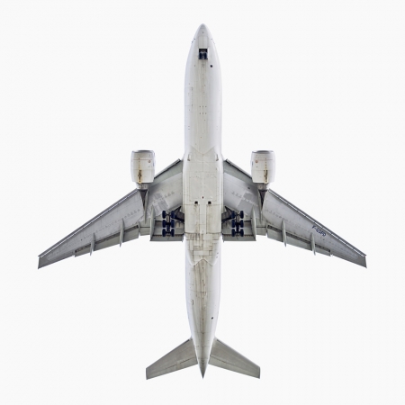 Jeffrey Milstein<br /> <em>Air France Boeing 777 - 400ER,&nbsp;</em>2006<br /> Archival pigment prints<br /> 20 x 20" &nbsp; &nbsp;Edition of 15<br /> 34 x 34" &nbsp; &nbsp;Edition of 10<br /> Some Aircraft images can be up to 40 x 40”