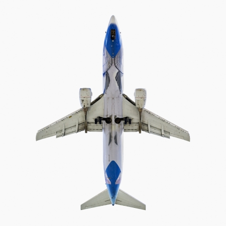 <strong>Jeffrey Milstein</strong><br /> <em>Alaska Airlines Salmon-Thirty Salmon Boeing 737-400,&nbsp;</em>2006<br /> Archival pigment prints<br /> 34 x 34 inches<br /> Edition of 10<br /> Additional sizes available, please contact gallery for more information.