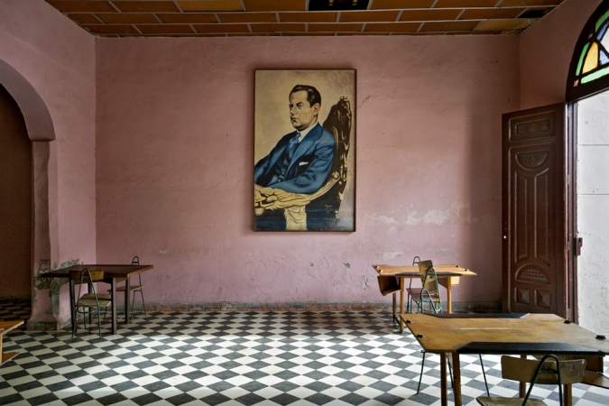 Jeffrey Milstein<br /> <em>Chess Parlor Interior, Camaguey, Cuba, </em>2005<br /> Archival pigment prints<br /> 16 x 24" &nbsp; &nbsp;Edition of 15<br /> 22 x 33" &nbsp; &nbsp;Edition of 5