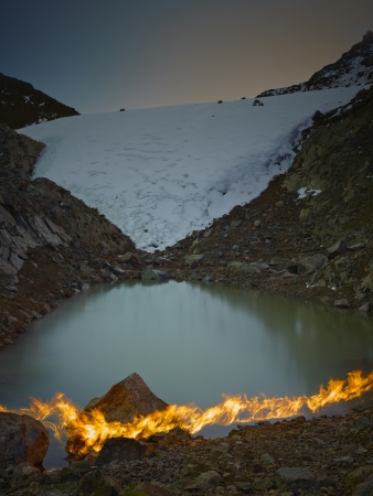 <em>The Lewis Glacier, Mt. Kenya, 2004(A), 2014</em><br /> <div> Digital chromogenic prints</div><br> 40 x 30" &nbsp; &nbsp;Edition of 7 + 2 APs