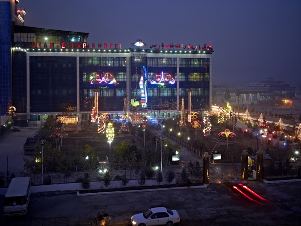 Simon Norfolk<br /> <em>The Sham-E-Paris (Paris Evenings') Wedding Hall, Kabul, </em>2010<br /> Archival pigment ink prints<br /> 20 x 24" &nbsp; &nbsp;Edition of 7 (plus 2 APs)<br /> 40 x 50" &nbsp; &nbsp;Edition of 7 (plus 2 APs)