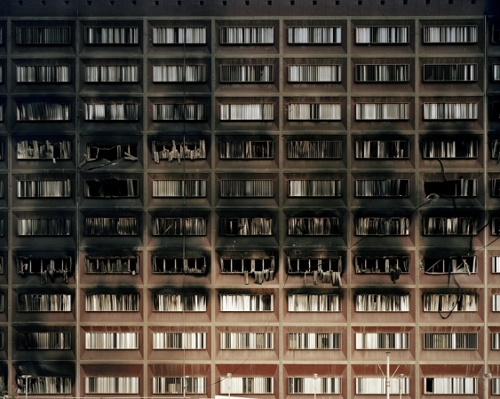 Simon Norfolk<br /> <em>The bombed, burned and looted Ministry of Planning, Baghdad, </em>2003<br /> Digital chromogenic prints<br /> 20 x 24" &nbsp; Edition of 10 (plus 3 APs)<br /> 40 x 50" &nbsp; Edition of 10 (plus 3 APs)