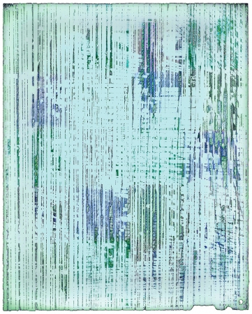 Rey Parlá<br /> <i>Dodge &amp; Burn</i>, 2015<br /> C-print (unique)<br /> 51 x 41"