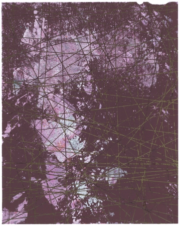 Rey Parlá<br /> <i>Multiplicity Forever</i>, 2014<br /> Glow paper (unique)<br /> 30.86 x 25.75"