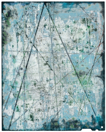 Rey Parlá<br /> <i>Pushing and Pulling Time</i>, 2015<br /> C-print (unique)<br /> 51 x 41"