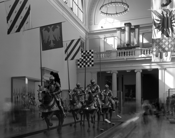Matthew Pillsbury<br /> <em>Armor at the Met, The Metropolitan Museum of Art, Friday, July 15th 2005</em><br /> Archival pigment ink prints<br /> 13 x 19"&nbsp;&nbsp;&nbsp; Edition of 20<br /> 30 x 40"&nbsp;&nbsp;&nbsp; Edition of 10<br /> 50 x 60"&nbsp;&nbsp;&nbsp; Edition of 3