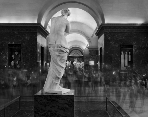 Matthew Pillsbury<br /> <em>La Venus de Milo (backside), Le Louvre, </em>2010<br /> Archival pigment ink prints<br /> 13 x 19"&nbsp;&nbsp;&nbsp; Edition of 20<br /> 30 x 40"&nbsp;&nbsp;&nbsp; Edition of 10<br /> 50 x 60"&nbsp;&nbsp;&nbsp; Edition of 3