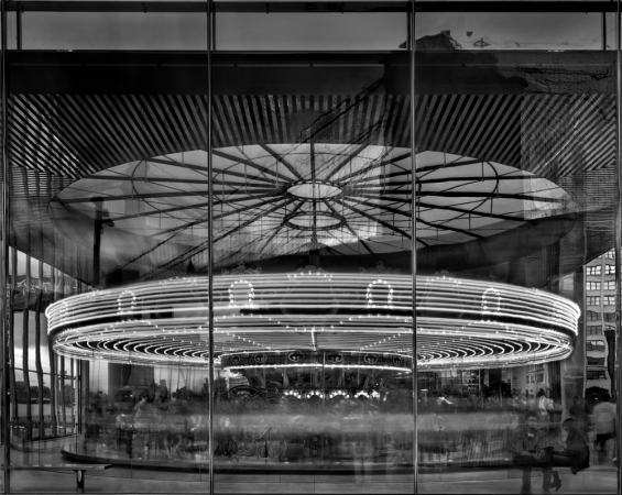 Matthew Pillsbury<br /> <em>Jane's Carousel, Brooklyn Bridge Park, </em>2011<br /> Archival pigment ink prints<br /> 13 x 19"&nbsp;&nbsp;&nbsp; Edition of 20<br /> 30 x 40"&nbsp;&nbsp;&nbsp; Edition of 10<br /> 50 x 60"&nbsp;&nbsp;&nbsp; Edition of 3