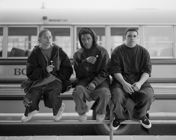 Richard Renaldi<br /> <em>Carlos, Manuel and Eric, </em>2008<br /> Silver gelatin print<br /> 20 x 24" &nbsp; &nbsp;Edition of 10 (plus 2 APs)<br /> 32 x 40" &nbsp; &nbsp;Edition of 7 (plus 2 APs)