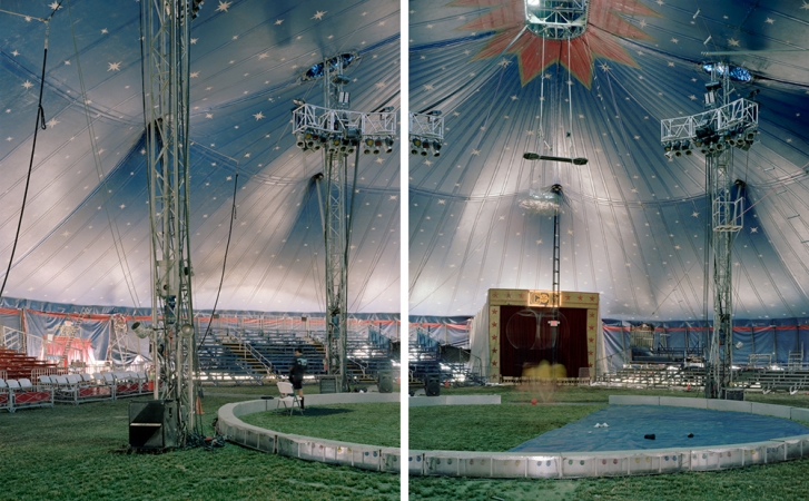 Richard Renaldi<br /> <em>The Big Top, Geneva, Ohio, </em>2012<br /> Archival pigment prints<br /> 36 x 55" &nbsp; &nbsp;Edition of 4 (plus 2 APs)<br />