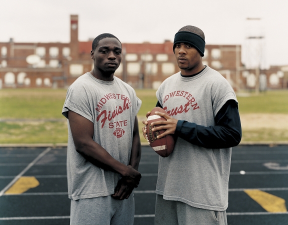 Richard Renaldi<br /> <em>Jerome and Rahsaan; Wichita Falls, TX, </em>2005<br /> Archival Pigment Prints<br /> 20 x 24" &nbsp; &nbsp;Edition of 7 (plus 2 APs)<br /> 30 x 36" &nbsp; &nbsp;Edition of 4 (plus 2 APs)<br /> 50 x 60" &nbsp; &nbsp;Edition of 3 (plus 2 APs)