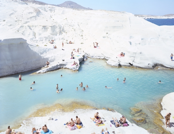 Massimo Vitali<br /> <em>Sarakiniko 2&nbsp;</em>(#4563), 2011<br /> Digital C print with Diasec mount<br /> 71 x 92" &nbsp; &nbsp;Edition of 6