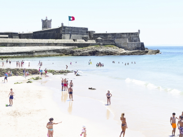 Massimo Vitali<br /> <em>Praia do Moinho, Portugal&nbsp;</em>2016<br /> Digital C-print with diasec mount and wooden frame<br /> 71.5 x 95.5" &nbsp; &nbsp;Edition of 6