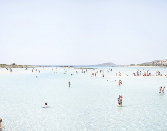 Massimo Vitali<br /> <em>Greece </em>(CF004792), 2013<br /> Digital chromogenic print with Diasec mount<br /> 71 x 87" &nbsp; &nbsp;Edition of 6