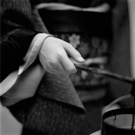 Hiroshi Watanabe<br /> <em>Ryo Ueguchi, Matsuo Kabuki, </em>2003<br /> Silver Gelatin print<br /> 10 x 10" &nbsp; &nbsp;Edition of 30<br />