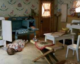 Corinne Botz<br /> <em>"Kitchen" (Room From Afar), 1999 - 2004</em><br /> Chromogenic print<br /> 11x14” &nbsp; &nbsp;Edition of 2<br /> 30x40” &nbsp; &nbsp;Edition of 4 (plus 2 APs)