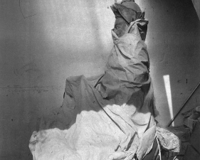 Regina DeLuise<br /> <em>Wrapped Statue, Thimpu, Bhutan</em><br /> 10 x 8"<br /> Platinum-palladium print on Japanese rice paper<br /> Signed, dated and numbered on recto<br /> Edition of 15