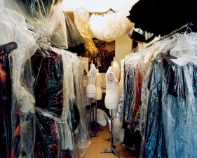Jacqueline Hassink<br /> <em>Franck Sorbier Haute Couture Fitting Rooms, Paris (March 14, 2007)</em><br /> Chromogenic prints<br /> 20 x 23.5" &nbsp; &nbsp;Edition of 7<br /> 50 x 63" &nbsp; &nbsp;Edition of 7