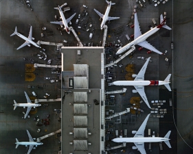 Jeffrey Milstein<br /> <em>LAX 9, </em>2013<br /> Archival pigment prints<br /> 40 x 40" &nbsp; &nbsp; Edition of 10<br /> 50 x 50" &nbsp; &nbsp; Edition of 10