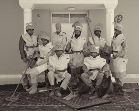 Simon Norfolk<br /> <em>A De-mining Team From The Mine Detection Centre In Kabul, </em>2010<br /> Archival pigment ink prints<br /> 20 x 24" &nbsp; &nbsp;Edition of 7 (plus 2 APs)<br /> 40 x 50" &nbsp; &nbsp;Edition of 7 (plus 2 APs)