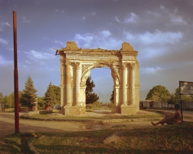 Simon Norfolk<br /> <em>King Amanullah's 1919 Victory Arch at Paghman, </em>2001<br /> Digital chromogenic print<br /> 20 x 24" &nbsp; Edition of 10 (plus 3 APs)<br /> 40 x 50" &nbsp; Edition of 10 (plus 3 APs)