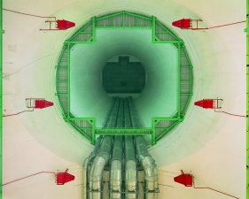 Simon Norfolk<br /> <em>Large Hadron Collider no. 4, </em>2007<br /> Digital chromogenic prints<br /> 20 x 24" &nbsp; &nbsp;Edition of 10 (plus 3 APs)<br /> 40 x 50" &nbsp; &nbsp;Edition of 10 (plus 3 APs) 