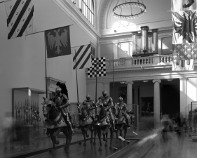 Matthew Pillsbury<br /> <em>Armor at the Met, The Metropolitan Museum of Art, Friday, July 15th 2005</em><br /> Archival pigment ink prints<br /> 13 x 19"&nbsp;&nbsp;&nbsp; Edition of 20<br /> 30 x 40"&nbsp;&nbsp;&nbsp; Edition of 10<br /> 50 x 60"&nbsp;&nbsp;&nbsp; Edition of 3