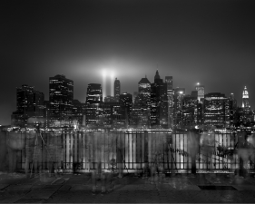 Matthew Pillsbury<br /> <em>Tribute of Light, Sunday, September 11, 2011</em><br /> Archival pigment ink prints<br /> 13 x 19"&nbsp;&nbsp;&nbsp; Edition of 20<br /> 30 x 40"&nbsp;&nbsp;&nbsp; Edition of 10<br /> 50 x 60"&nbsp;&nbsp;&nbsp; Edition of 3