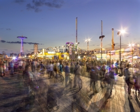 Matthew Pillsbury<br /> <em>Coney Island Boardwalk</em>, 2015 (TV15035)<br /> Archival pigment ink prints<br /> 20 x 24" &nbsp; &nbsp;Edition of 10<br /> 30 x 40" &nbsp; &nbsp;Edition of 6 (plus 2 APs)<br /> 50 x 60" &nbsp; &nbsp;Edition of 2 (plus 1 AP)