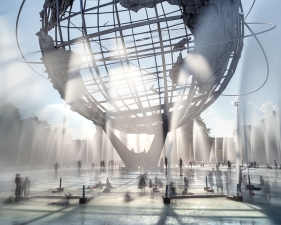 Matthew Pillsbury<br /> <i>Unisphere, Queen, NY</i>, 2016 (TV16056)<br /> Archival pigment ink prints<br /> 20 x 24" &nbsp; &nbsp;Edition of 10<br /> 30 x 40" &nbsp; &nbsp;Edition of 6 (plus 2 APs)<br /> 50 x 60" &nbsp; &nbsp;Edition of 2 (plus 1 AP)