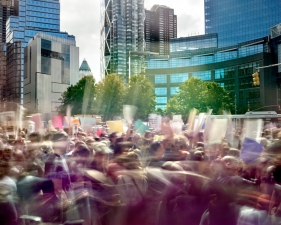 Matthew Pillsbury<br /> <i>DACA Protest, Columbus Circle, September 9th</i>, 2017 (TV17112)<br /> Archival pigment ink prints<br /> 20 x 24" &nbsp; &nbsp;Edition of 10<br /> 30 x 40" &nbsp; &nbsp;Edition of 6 (plus 2 APs)<br /> 50 x 60" &nbsp; &nbsp;Edition of 2 (plus 1 AP)